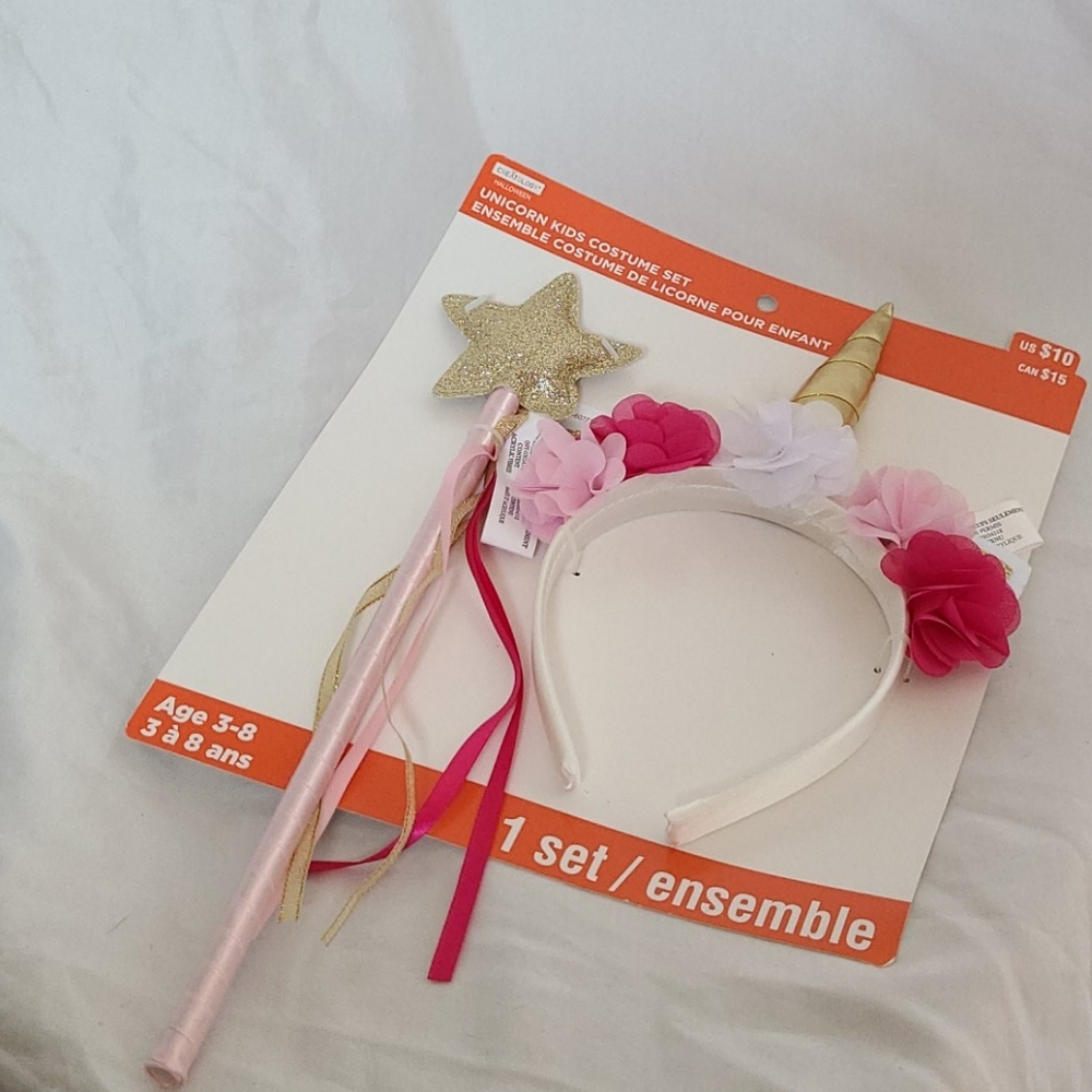 Unicorn kids costume set